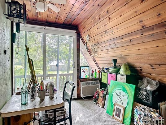 Interior, Sun Room, Wooden Ceilings, Wooden Walls