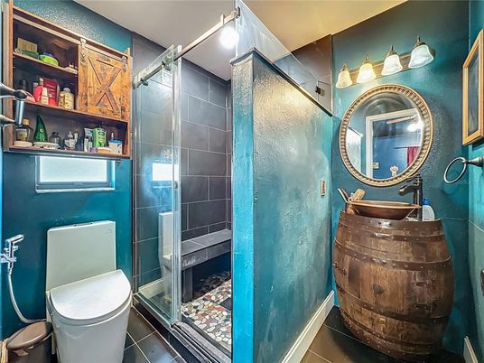Bathroom, Glass Shower, Interior