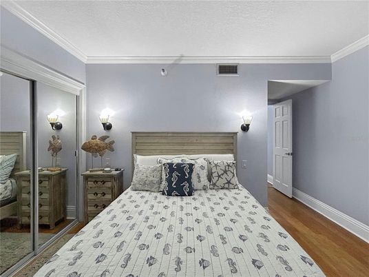 Bedroom, Interior, Wood Texture Flooring