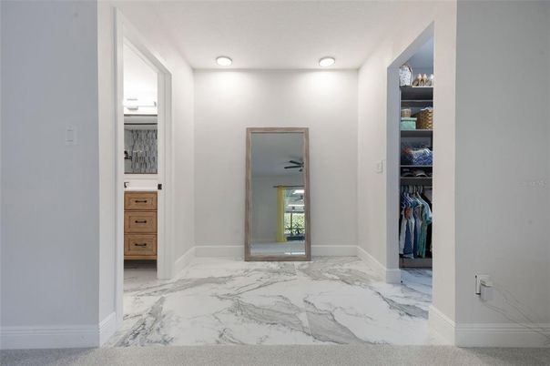 Interior, Marble, Recessed Lighting