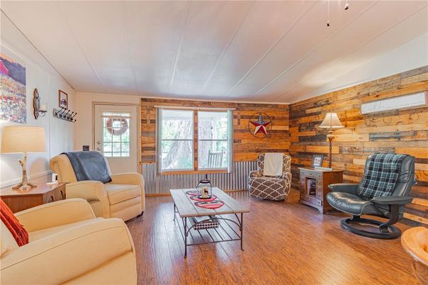 Interior, Living room, Wood Texture Flooring, Wooden Walls