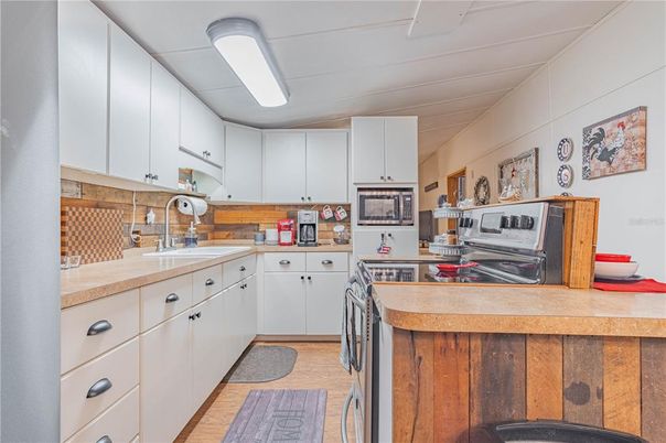 Interior, Kitchen, Wood Texture Flooring
