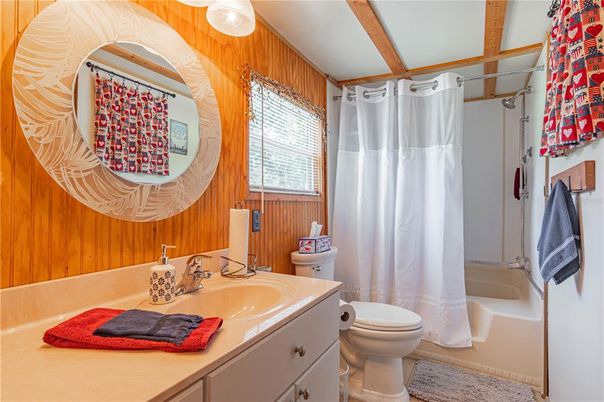 Bathroom, Interior, Wooden Beams, Wooden Walls