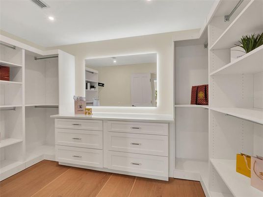 Interior, Recessed Lighting, Walk-in Closets, Wood Texture Flooring