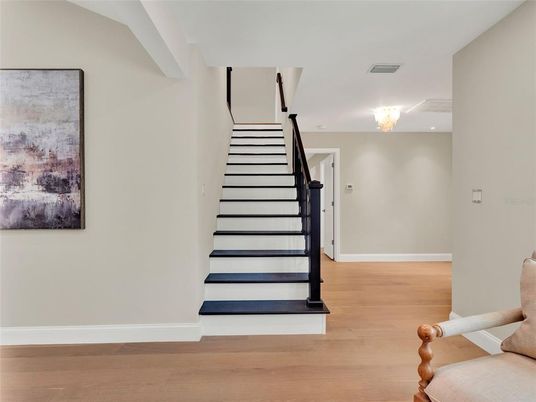 Interior, Recessed Lighting, Wood Texture Flooring
