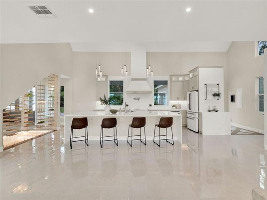 Interior, Kitchen, Pendant Lights, Recessed Lighting