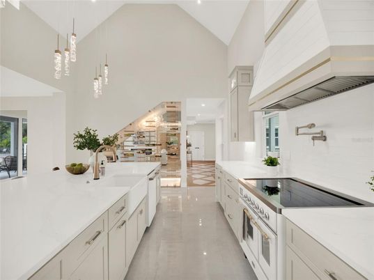 Interior, Kitchen, Pendant Lights, Recessed Lighting