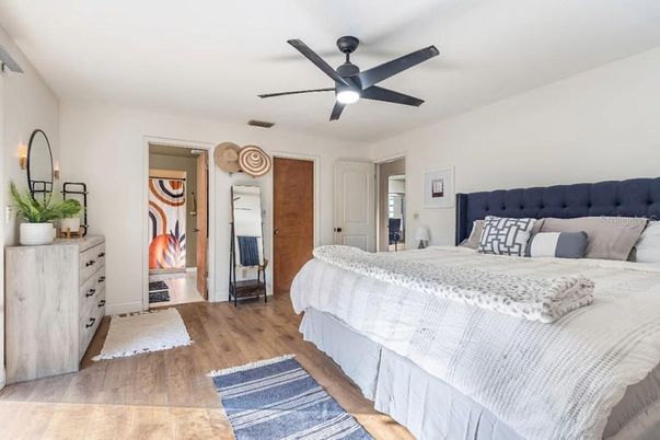Bedroom, Interior, Wood Texture Flooring