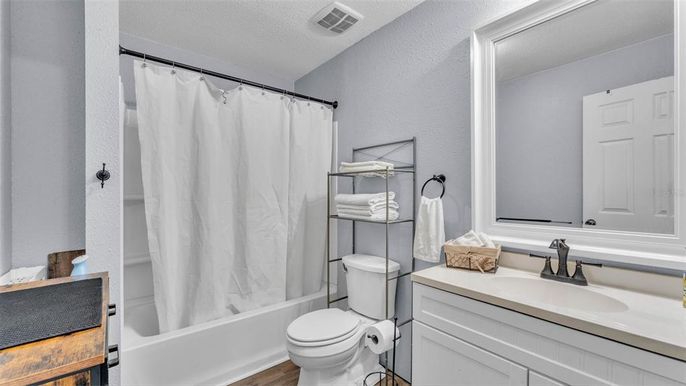 Bathroom, Interior, Wood Texture Flooring