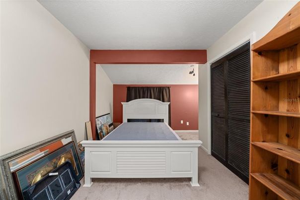 Bedroom, Fireplace, Interior