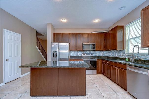 Interior, Kitchen, Recessed Lighting, Stainless Steel Appliances