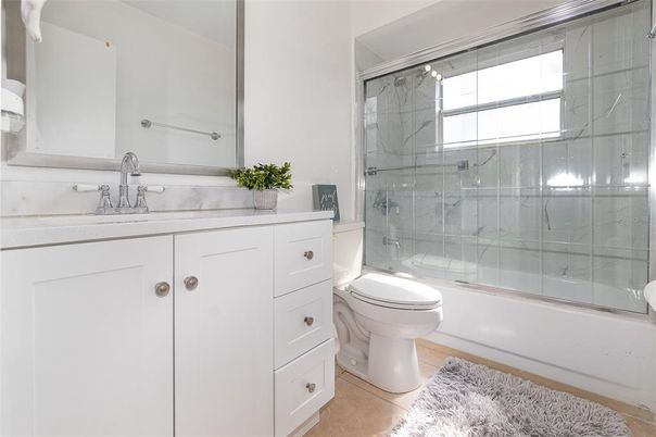 Bathroom, Glass Shower, Interior, Marble Walls