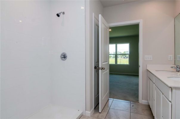 Bathroom, Interior, Recessed Lighting