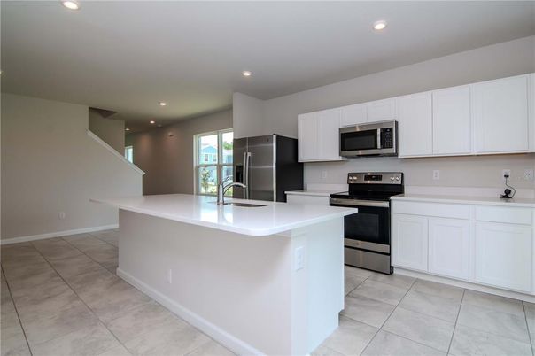 Interior, Kitchen, Recessed Lighting, Stainless Steel Appliances