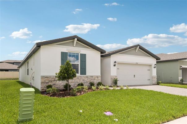 Attached, Exterior, Facade, Ranch