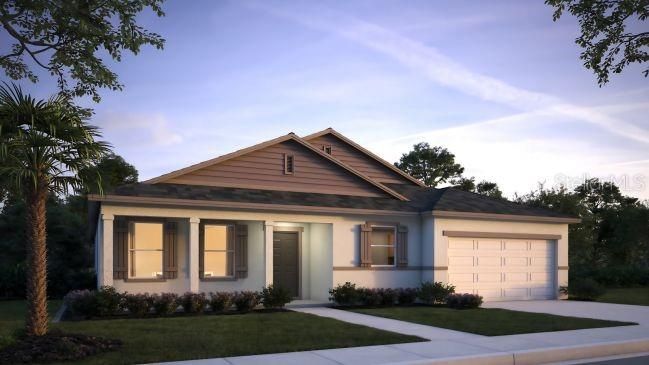 Attached, Exterior, Facade, Ranch