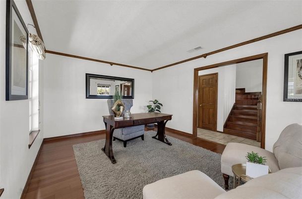 Home Office, Interior, Wood Texture Flooring