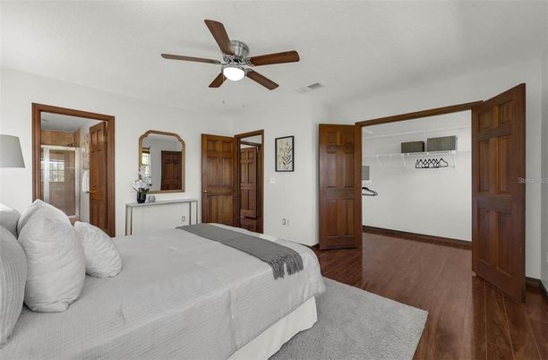Bedroom, Interior, Wood Texture Flooring