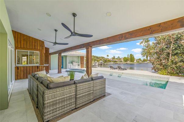 Exterior, Pool, Recessed Lighting, Water