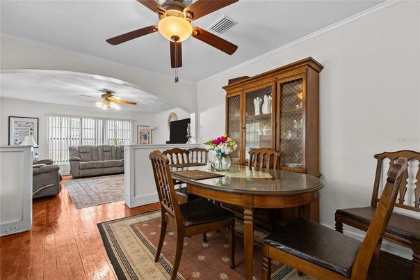 Dining room, Interior, Wood Texture Flooring