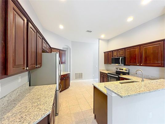 Interior, Kitchen, Recessed Lighting, Stainless Steel Appliances