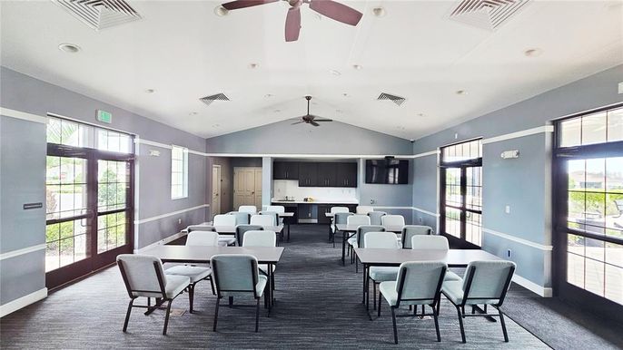 Dining room, Interior, Recessed Lighting