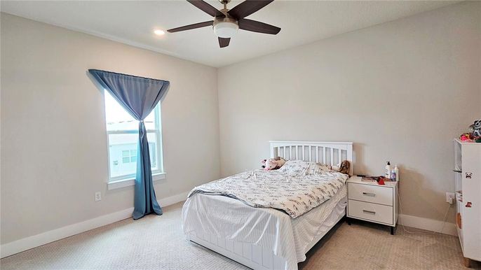 Bedroom, Interior, Recessed Lighting