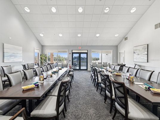 Dining room, Interior, Recessed Lighting