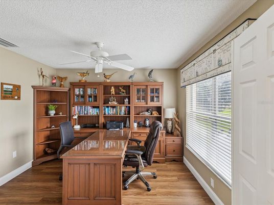 Home Office, Interior, Wood Texture Flooring