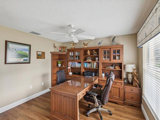 Home Office, Interior, Wood Texture Flooring
