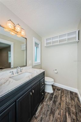 Bathroom, Interior, Wood Texture Flooring