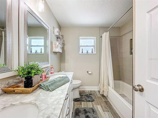 Bathroom, Interior, Wood Texture Flooring