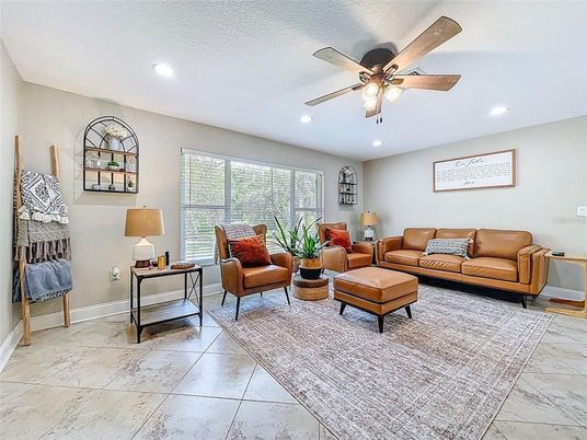 Interior, Living room, Recessed Lighting