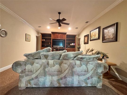 Interior, Living room, Recessed Lighting