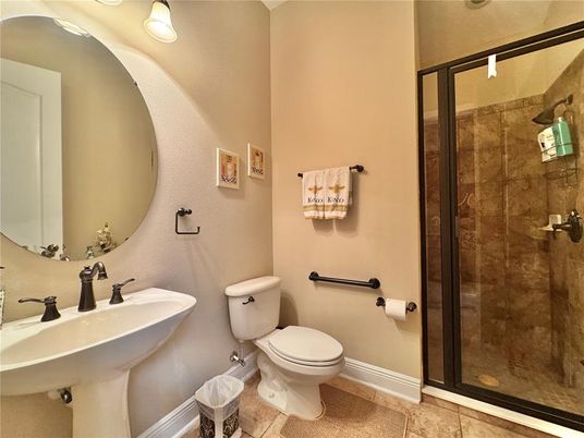 Bathroom, Glass Shower, Interior