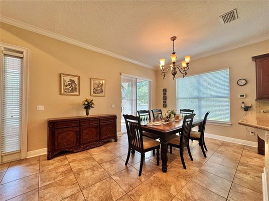Chandelier, Dining room, Interior