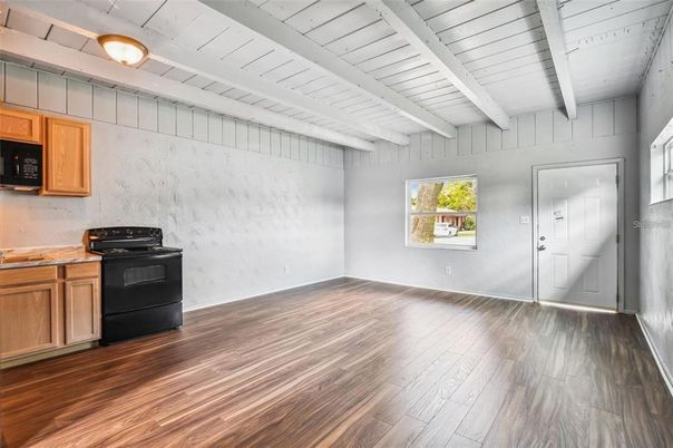 Interior, Kitchen, Wood Texture Flooring