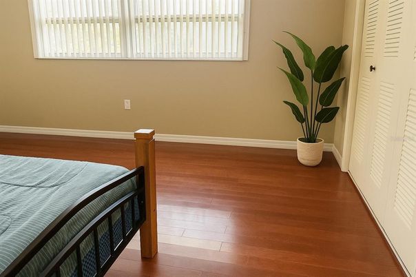 Bedroom, Interior, Wood Texture Flooring