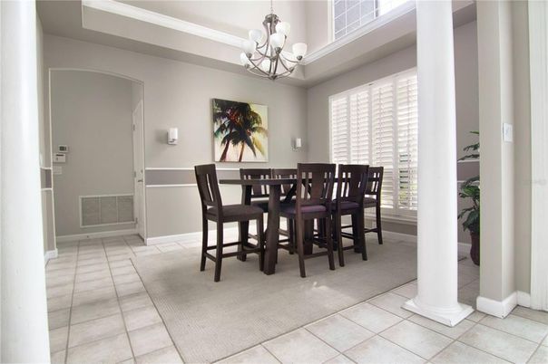 Chandelier, Dining room, Interior