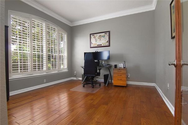 Home Office, Interior, Wood Texture Flooring