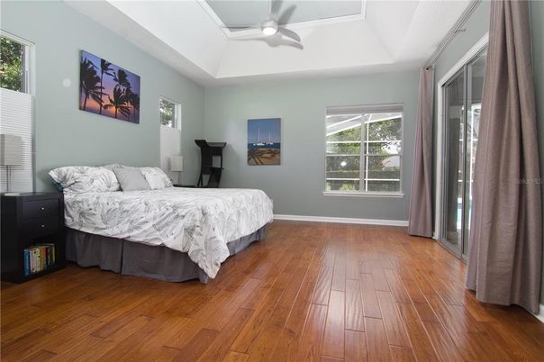 Bedroom, Interior, Wood Texture Flooring