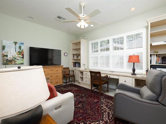 Home Office, Interior, Recessed Lighting