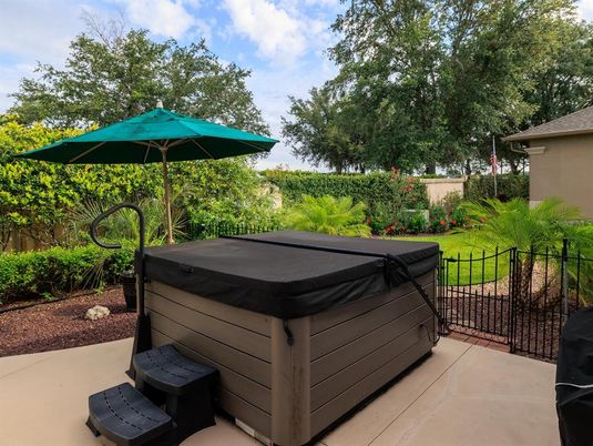 Backyard, Exterior, Hot Tub