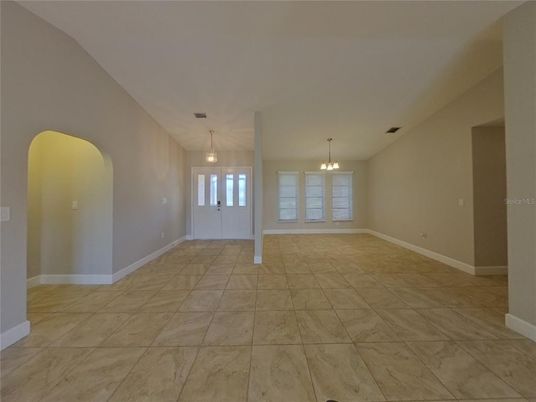 Chandelier, Empty room, Interior, Pendant Lights
