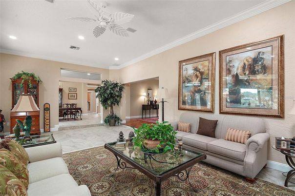 Dining room, Interior, Living room, Marble, Recessed Lighting