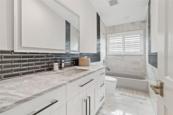 Bathroom, Dual Sink Vanities, Interior, Marble, Marble Walls