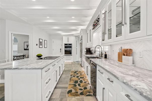 Interior, Kitchen, Recessed Lighting, Stainless Steel Appliances