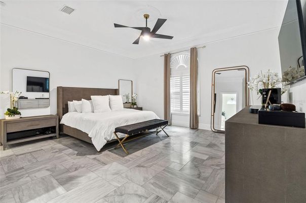 Bedroom, Interior, Marble, Wood Texture Flooring