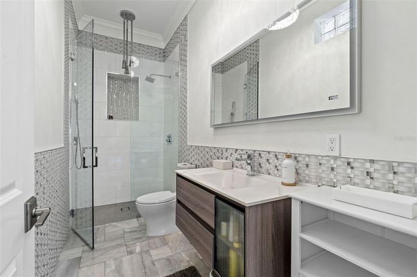 Bathroom, Glass Shower, Interior