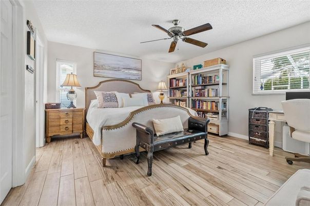 Bedroom, Home Office, Interior, Wood Texture Flooring